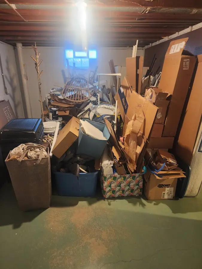 Roll-off dumpster container at job site for Yard Waste Dumpster Rental in Prescott